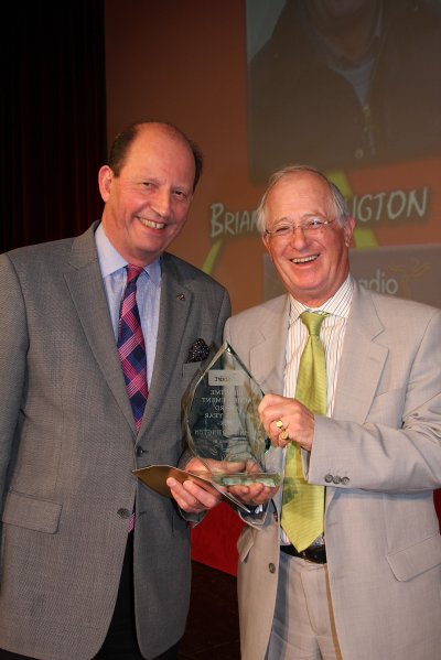 David North, Chairman of Manx Radio with The Ven Brian Partington OBE