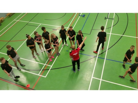 Badminton Coaching at the Festival
