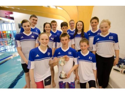 Shetland Is. Winning Swim Team